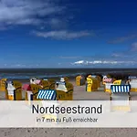 Strandloft Im Haus Frauenpreiss Sahlenburg - Strandnah - 2 Hunde Willkommen -schwimmbad - Sauna - Direkt Am Wald - Dachterrasse Mit Blick Nach Neuwerk *