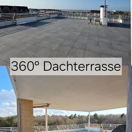 Strandloft Im Haus Frauenpreiss Sahlenburg - Strandnah - 2 Hunde Willkommen -schwimmbad - Sauna - Direkt Am Wald - Dachterrasse Mit Blick Nach Neuwerk * Cuxhaven