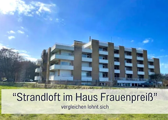 Strandloft Im Haus Frauenpreiss Sahlenburg - Strandnah - 2 Hunde Willkommen -schwimmbad - Sauna - Direkt Am Wald - Dachterrasse Mit Blick Nach Neuwerk 公寓 库克斯港